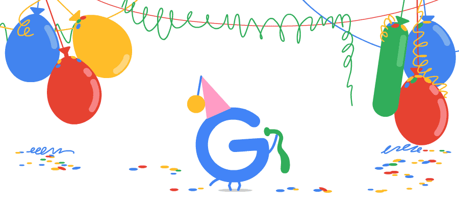 Google celebra este 27 de septiembre sus 18 años de vida