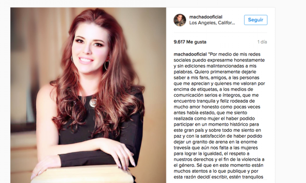 Alicia Machado publica carta sobre la nueva Era Donal Trump
