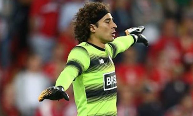 Golearon a Ochoa  en la Liga de Bélgica