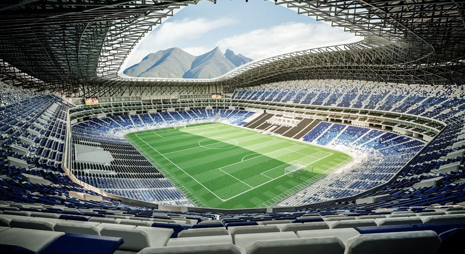 El estadio mas hermoso del mundo: “BBVA Bancomer de los Rayados de Monterrey”