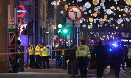 Movilización policiaca por supuesto atentado terrorista en Londres.