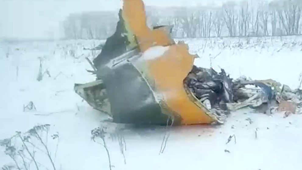 Accidente aéreo en Rusia deja 71 muertos