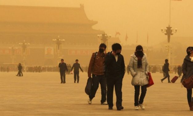 Tormenta de Arena en el norte de China