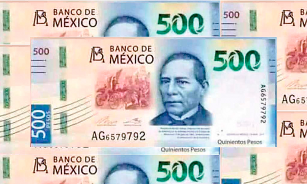 Billete de 500 pesos tendrá nuevo rostro