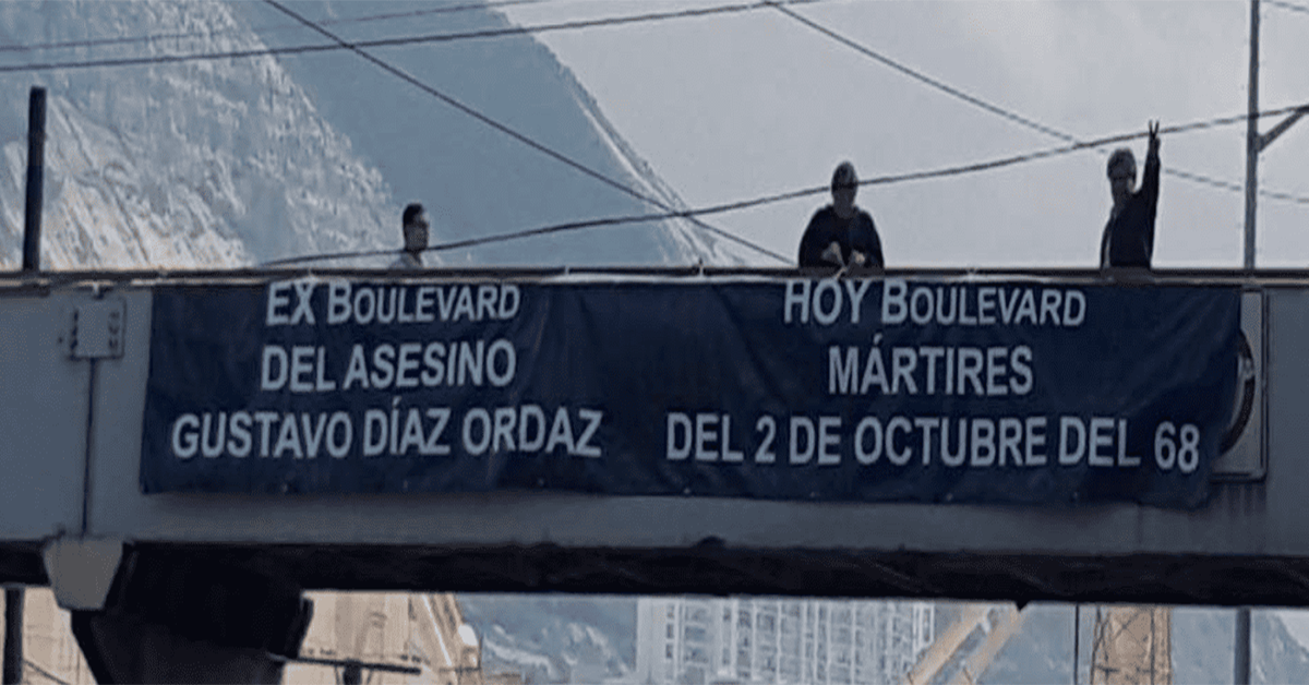 Piden retirar nombre de Díaz Ordaz de calles y colonias