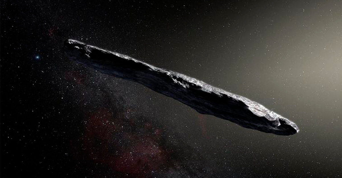 Este objeto espacial con forma de cigarrillo podría haber sido una nave extraterrestre