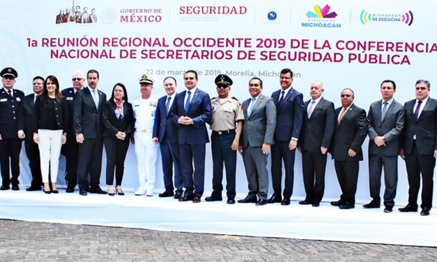 Presenta Clara Luz el “Modelo Nacional de Coordinación y Gestión Policial” en reunión nacional de seguridad