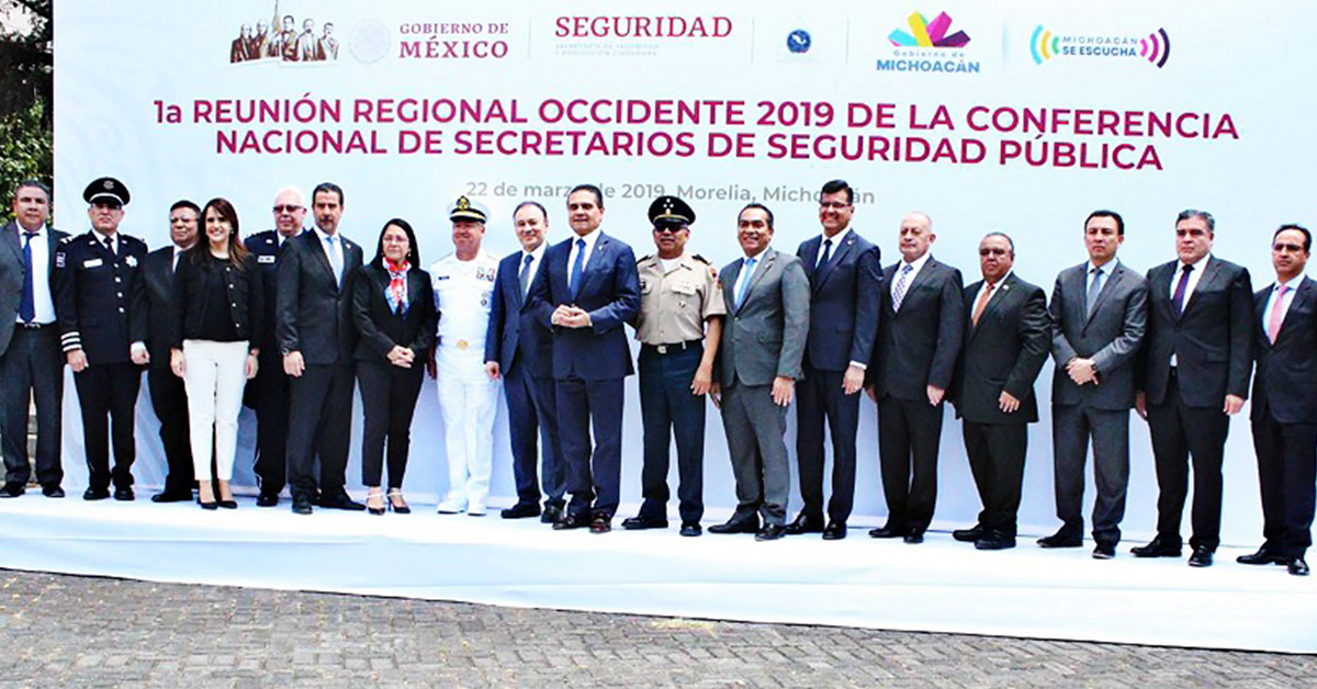 Presenta Clara Luz el “Modelo Nacional de Coordinación y Gestión Policial” en reunión nacional de seguridad