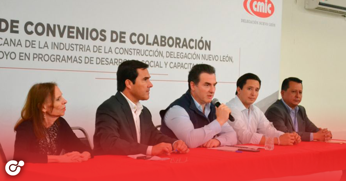 Refrendan Monterrey y CMIC convenios de colaboración