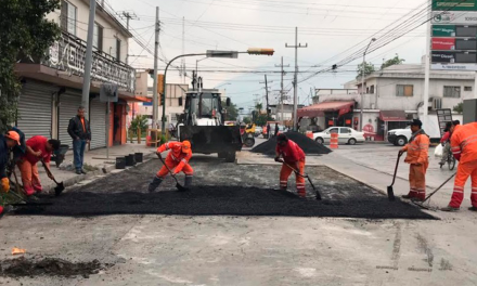 Inicia Municipio de Monterrey trabajos de bacheo