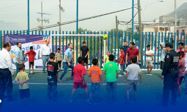Tienen vecinos de La Fama nueva área deportiva