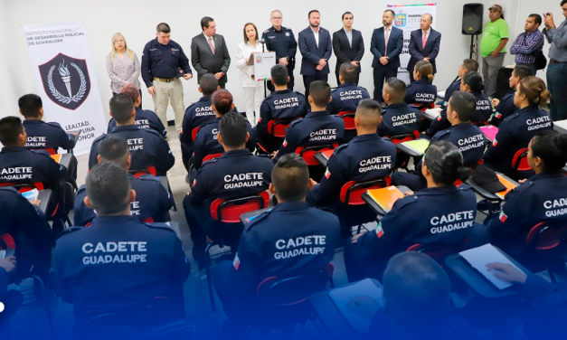 INICIAN CADETES GUADALUPE CAPACITACIÓN DE POLICÍA TURÍSTICA