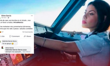 #LadyBomba Piloto de Interjet propuso tirar bomba en el Zócalo durante el grito; sobrecargo de Aeromexico se manifesto en apoyo a #LadyBomba
