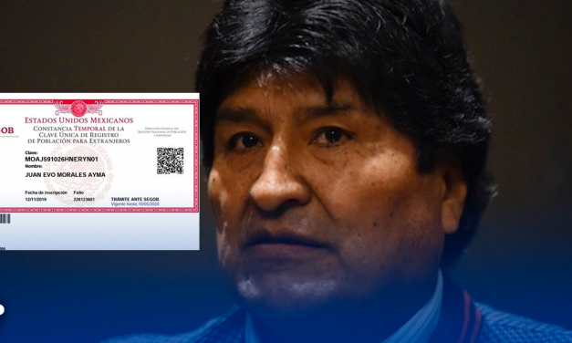 México a Evo Morales CURP temporal