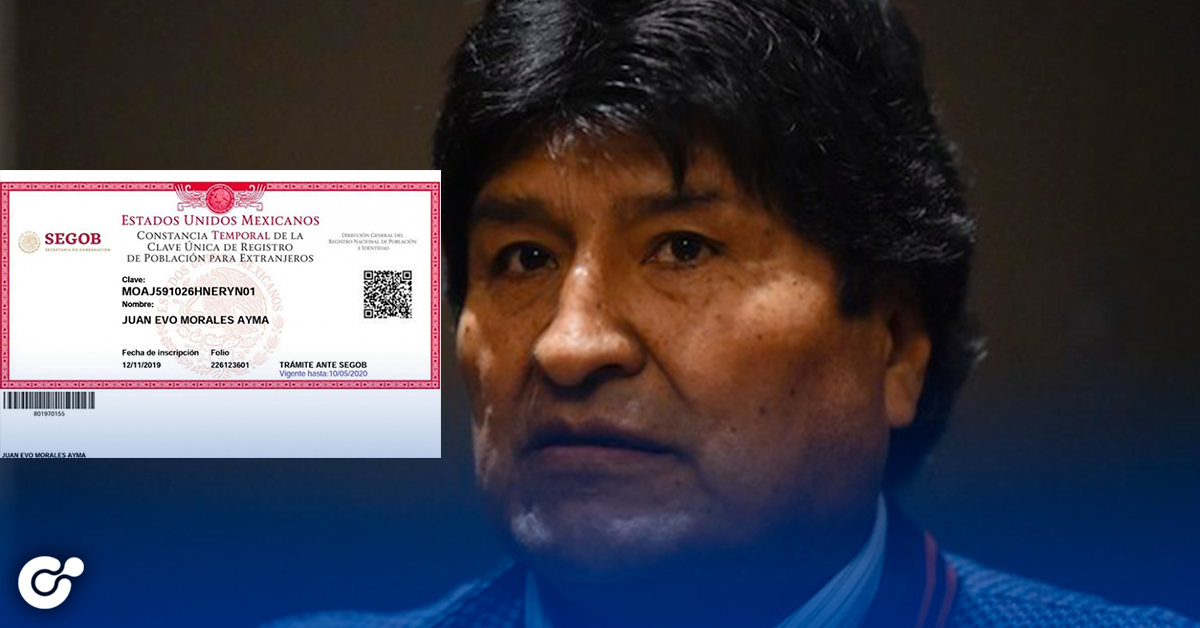 México a Evo Morales CURP temporal