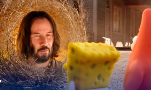 Keanu Reeves enciende internet tras aparecer en el tráiler de ‘Bob Esponja: Al rescate’