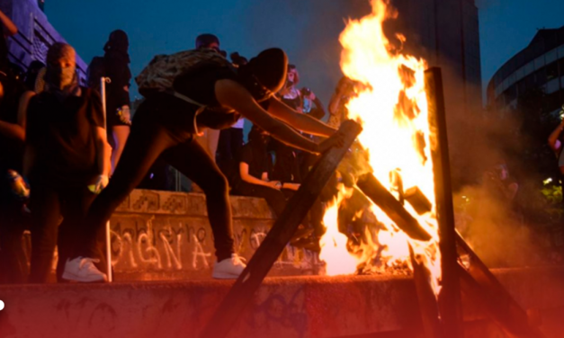 Hechos vandálicos en marcha en CDMX