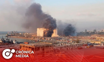 Fuerte explosión sacudió a Beirut