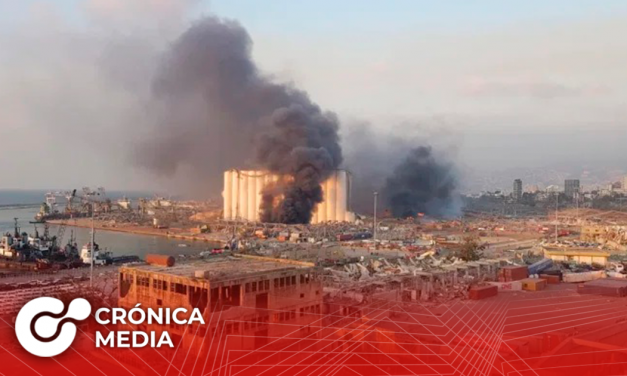 Fuerte explosión sacudió a Beirut
