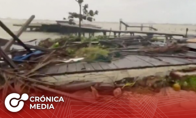 Huracán Delta toca tierra en Península de Yucatán como categoría 2