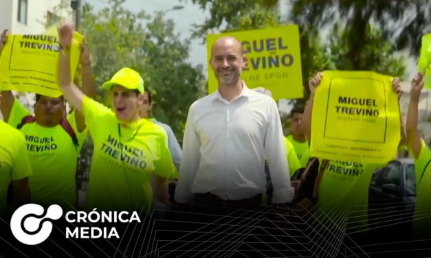 NL: Miguel Treviño formaliza su candidatura para reelección de SP
