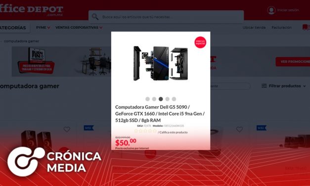 Viralizan oferta del Buen Fin de computadora a 50 pesos