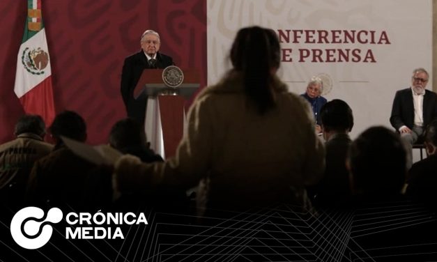Madre de detenido encara a AMLO y a Olga Sánchez en la mañanera