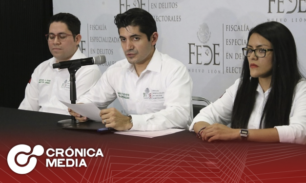 La FEDE desplegará mil 500 agentes para vigilar comicios