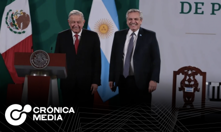 Presidente de Argentina en la mañanera con AMLO