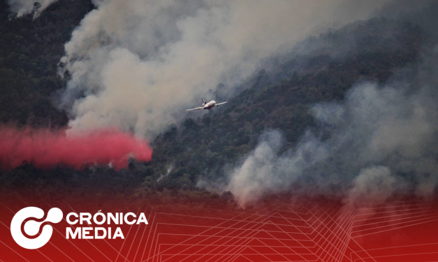 Por tierra y aire, se sigue trabajando para combatir incendios en NL