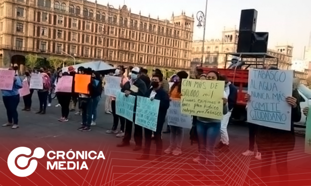 #50MilTabasqueñosAPalacio, manifestación hacia el gobierno federal