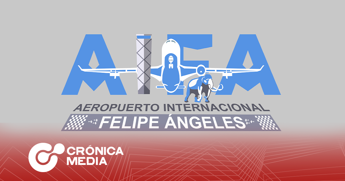 Cancelan logo del aeropuerto Felipe Ángeles